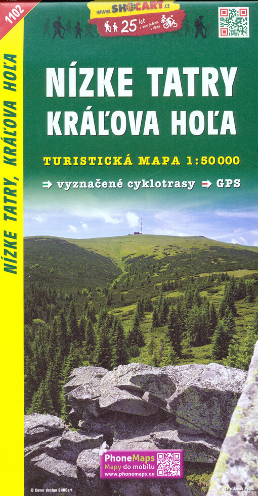 Nízké Tatry, Kráľova Hoľa : turistická mapa 1:50 000