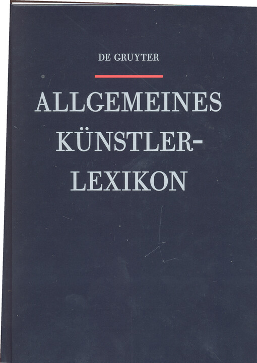 Allgemeines Künstlerlexikon : die Bildenden Künstler aller Zeiten und Völker. Band 101, Samore - Schleiffert