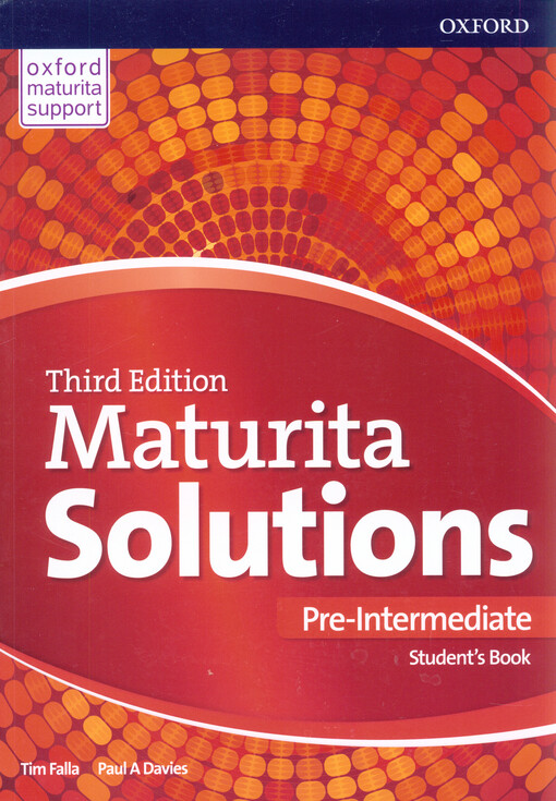 Maturita Solutions. Pre-intermediate. Student's book