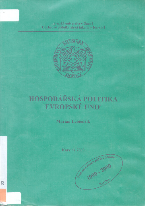 Hospodářská politika Evropské unie