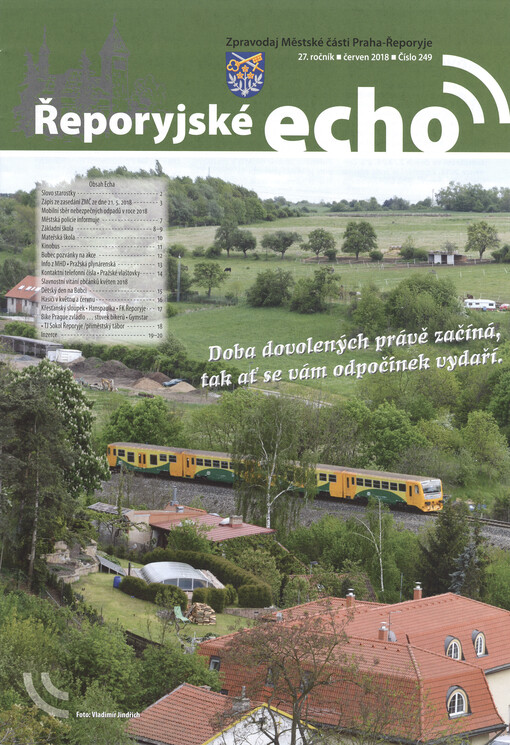 Řeporyjské echo :zpravodaj místního zastupitelstva v Praze - Řeporyjích