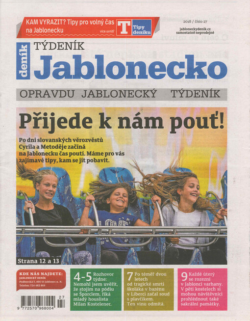 Týdeník Jablonecko : opravdu jablonecký týdeník
