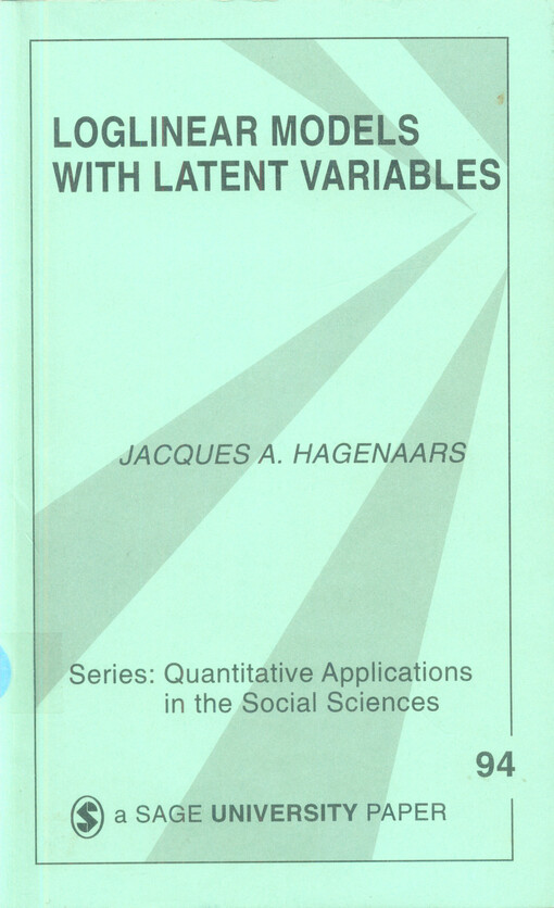 Loglinear models with latent variables