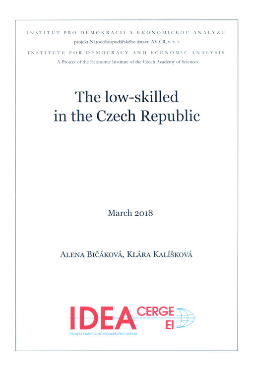 The low-skilled in the Czech Republic