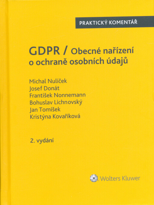 GDPR - obecné nařízení o ochraně osobních údajů
