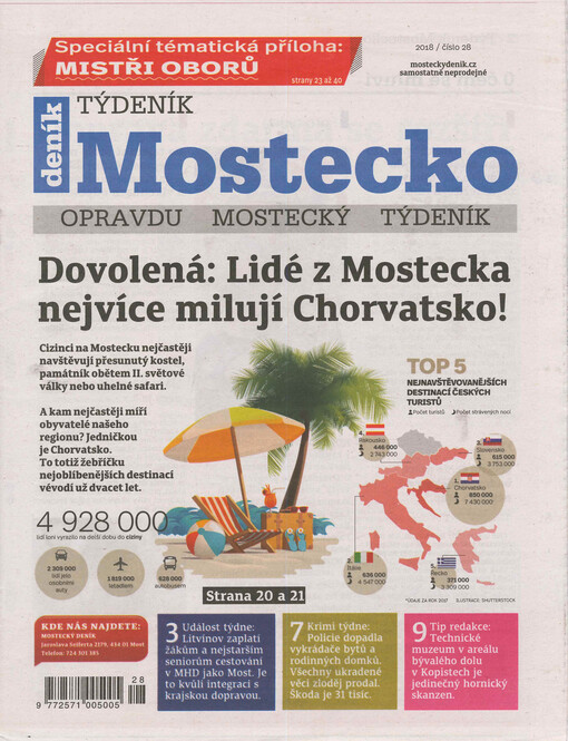 Týdeník Mostecko : opravdu mostecký týdeník