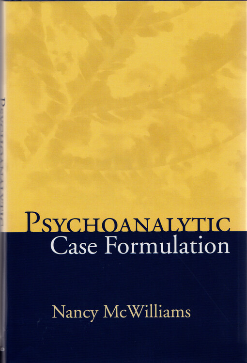 Psychoanalytic case formulation