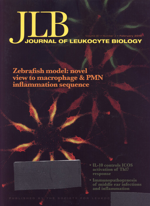 Journal of leukocyte biology : cellular and molecular mechanisms of host defense and inflammation