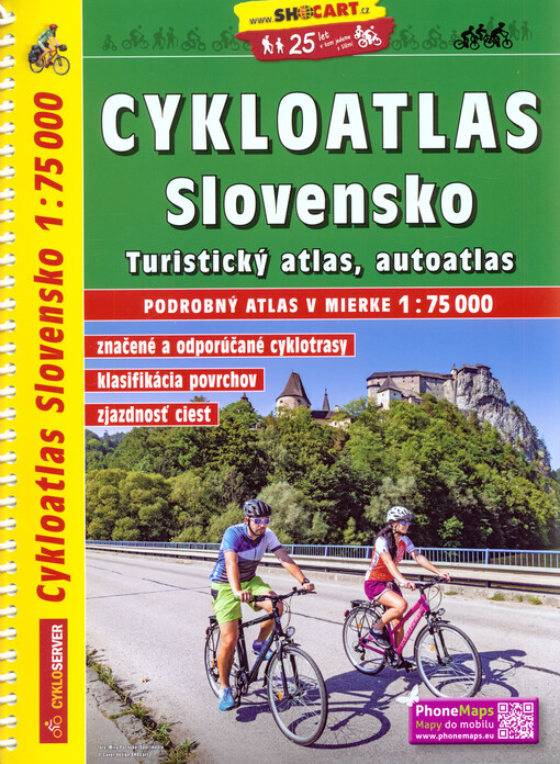 Cykloatlas Slovensko : turistický atlas, autoatlas 1:75 000