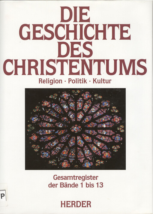 Gesamteregister der Bände 1 bis 13