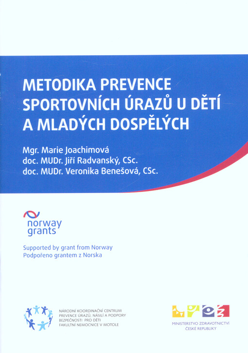 Metodika prevence sportovních úrazů u dětí a mladých dospělých