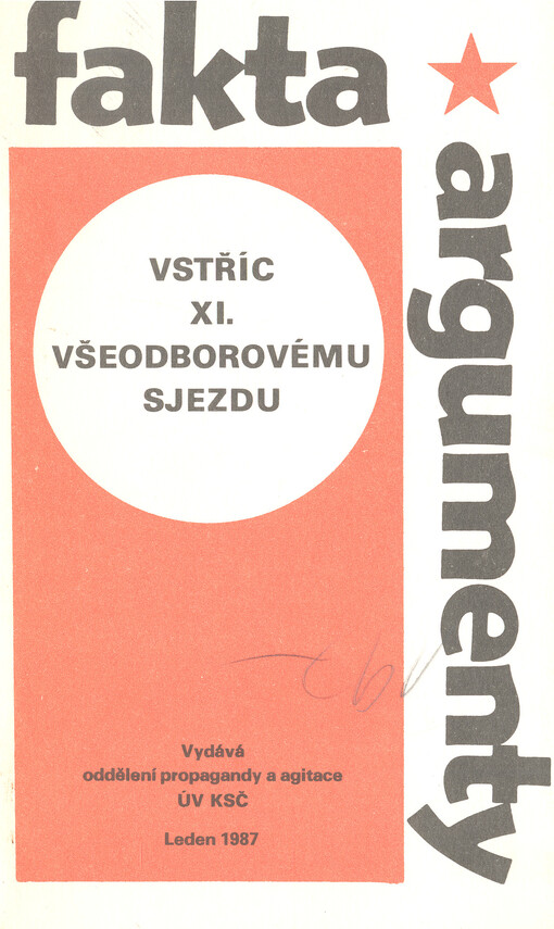 Vstříc XI. všeodborovému sjezdu