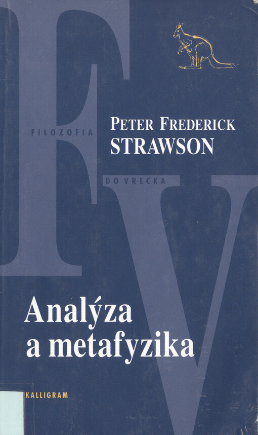 Analýza a metafyzika : úvod do filozofie