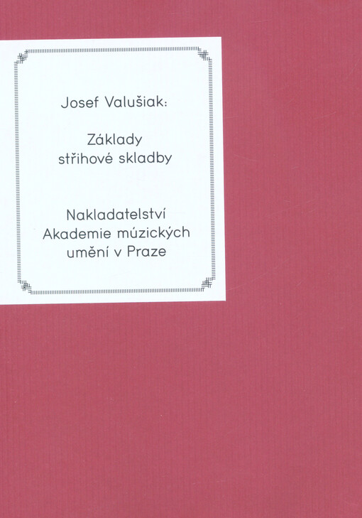 Základy střihové skladby