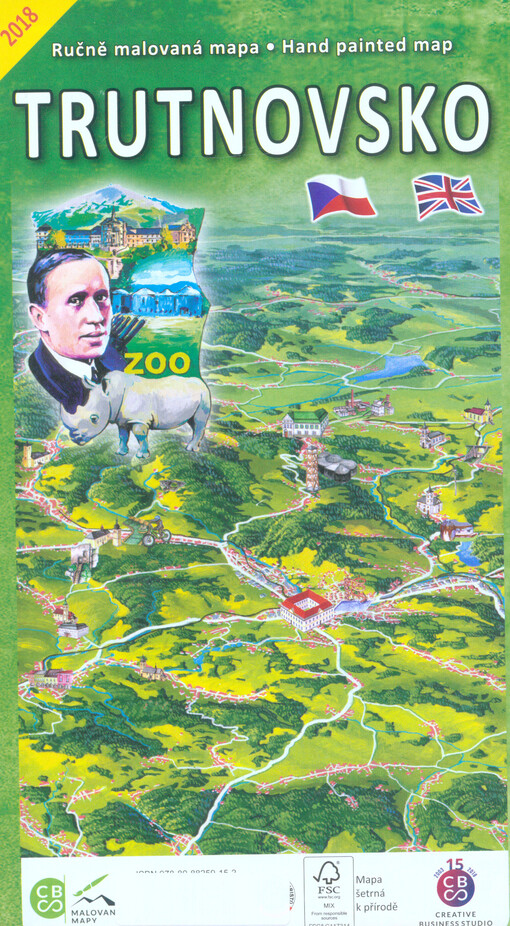 Trutnovsko : ručně malovaná mapa = hand painted map