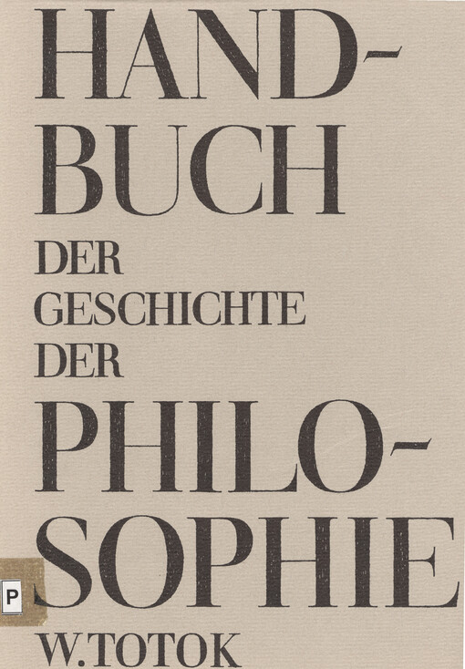 Handbuch der Geschichte der Philosophie. Bd. IV, Frühe Neuzeit (17. Jahrhundert)