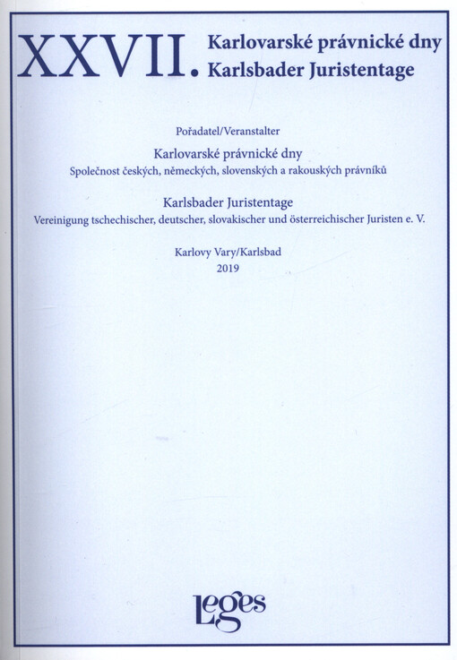 Číslo: XXVII, 2019