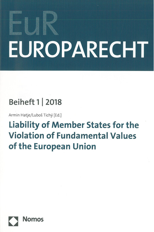Liability of member states for the violation of fundamental values of the European Union