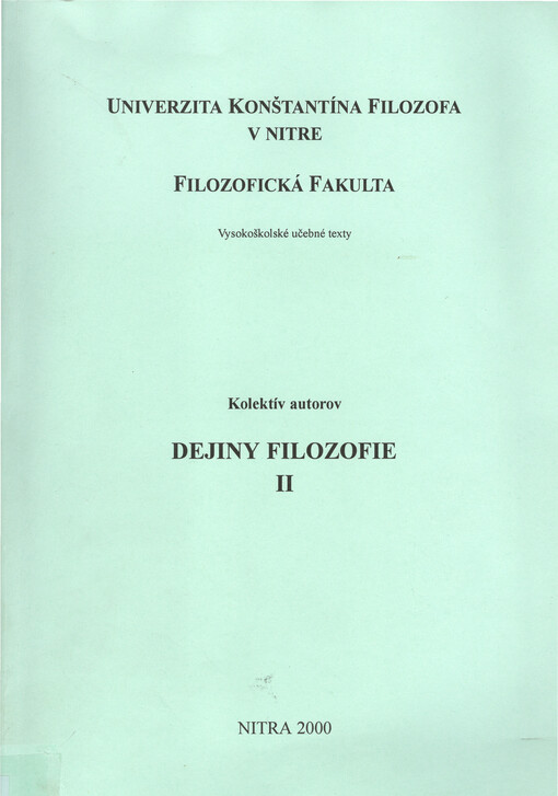 Dejiny filozofie.2
