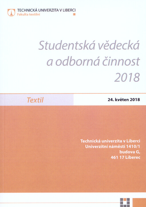 Studentská vědecká a odborná činnost ... Textil ...