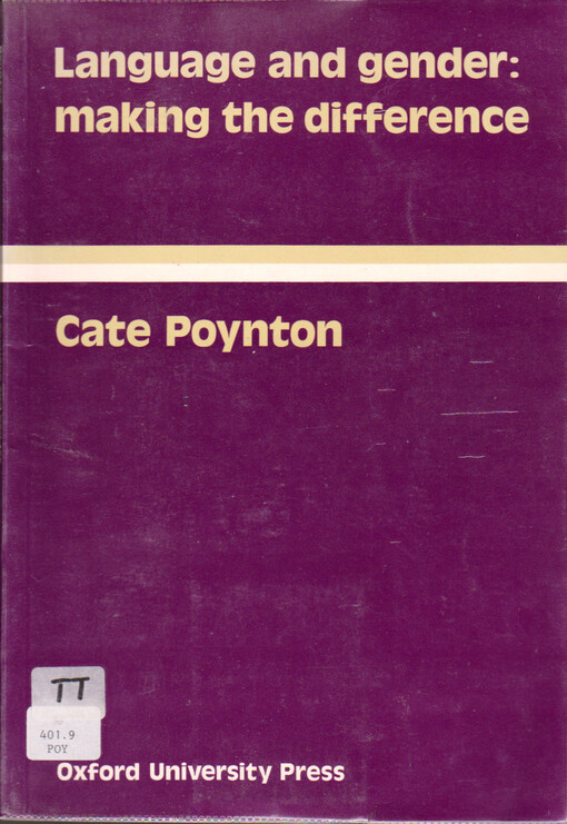 Language and Gender: Making the Difference