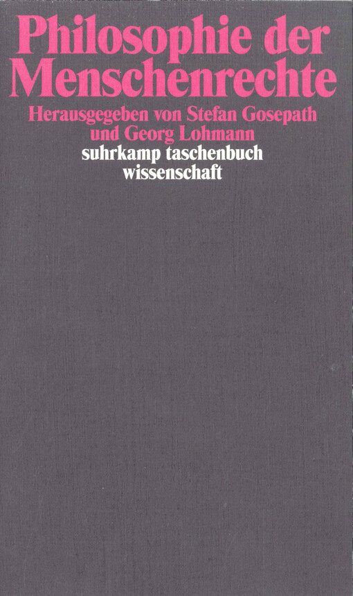 Philosophie der Menschenrechte