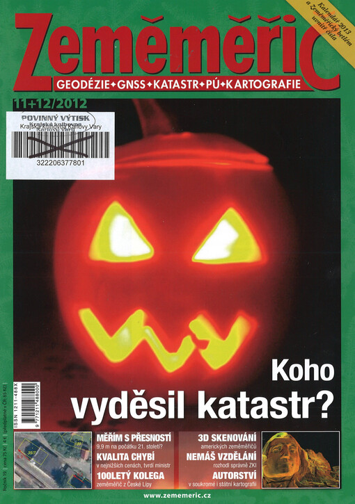 Zeměměřič : časopis o geodezii, katastru nemovitostí a kartografii