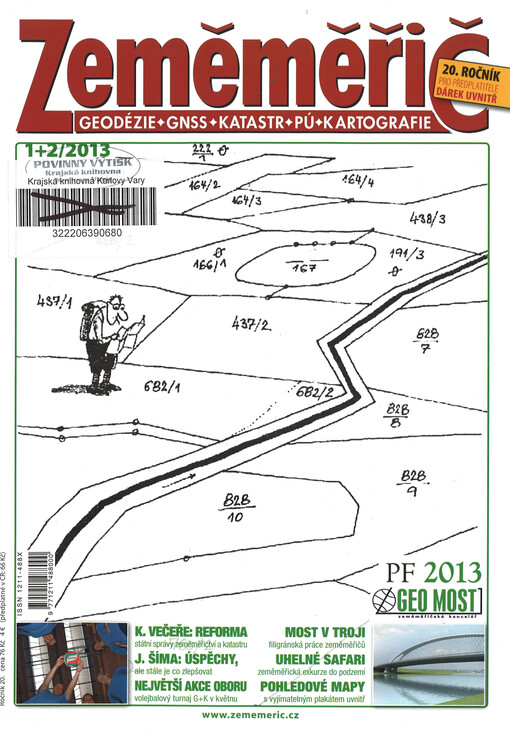 Zeměměřič : časopis o geodezii, katastru nemovitostí a kartografii