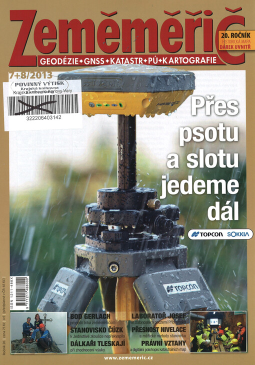 Zeměměřič : časopis o geodezii, katastru nemovitostí a kartografii