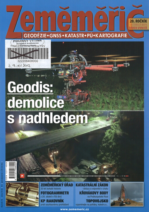 Zeměměřič : časopis o geodezii, katastru nemovitostí a kartografii