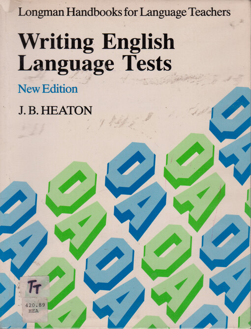 Writing English language tests