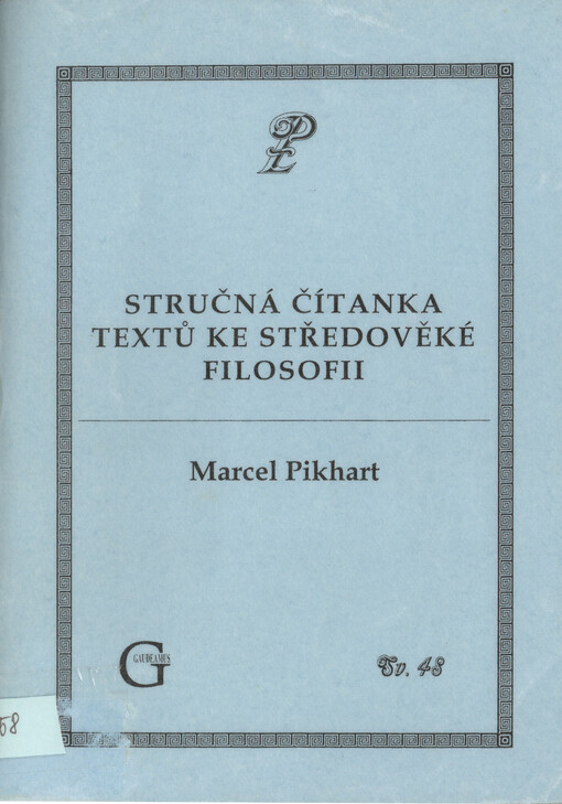 Stručná čítanka textů ke středověké filosofii