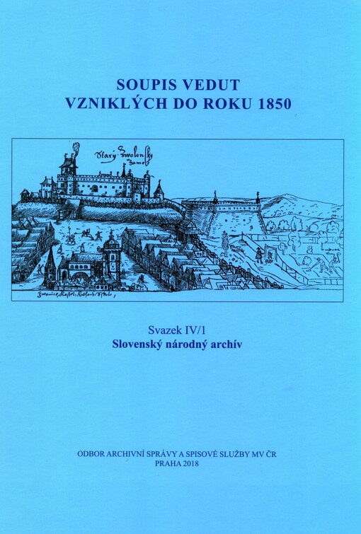 Soupis vedut vzniklých do roku 1850, I. vydání