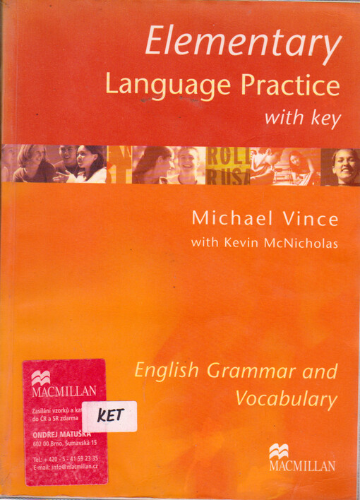 Elementary Language Practice. With Key. English Grammar and Vocabulary