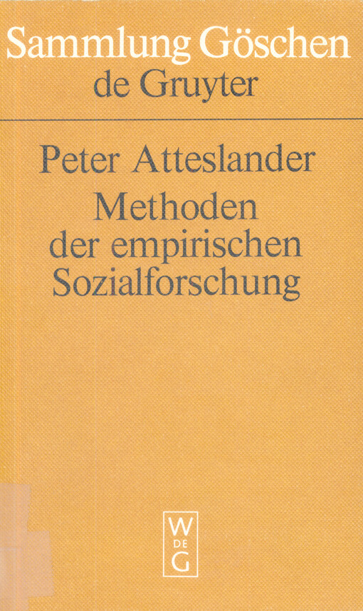 Methoden der empirischen Sozialforschung