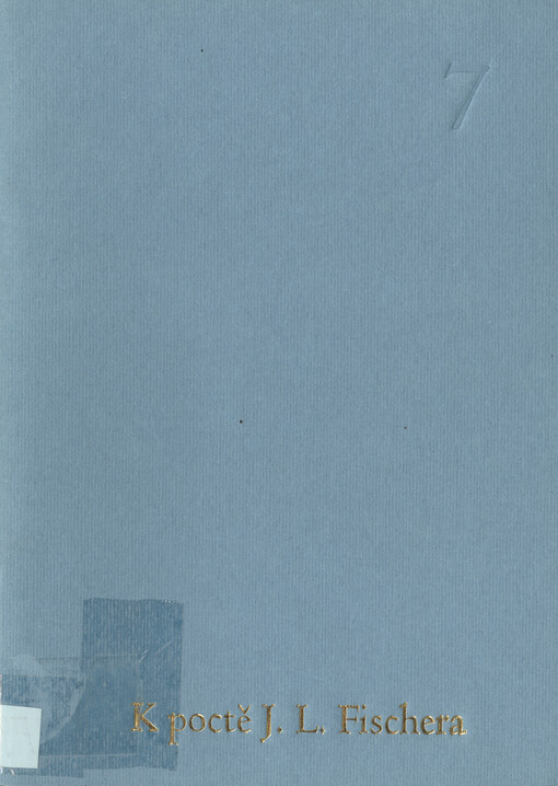 7. výroční přednáška k poctě J.L. Fischera