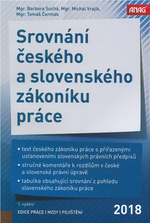 Srovnání českého a slovenského zákoníku práce