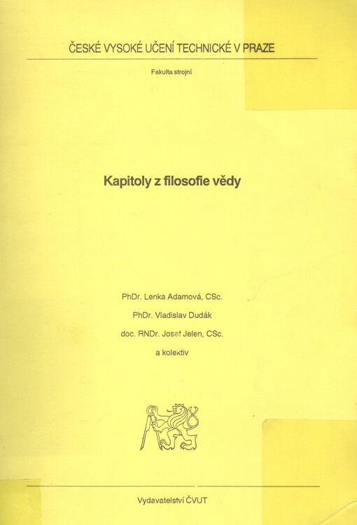 Kapitoly z filosofie vědy