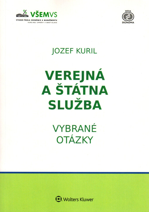 Verejná a štátna služba : vybrané otázky