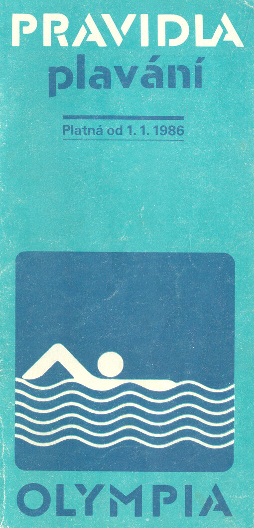 Pravidla plavání : platná od 1.1.1986