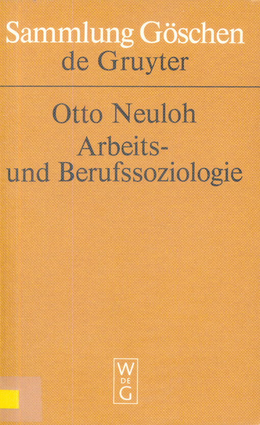 Arbeit-und Berufssoziologie