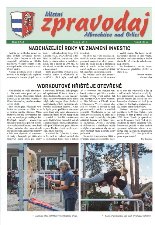 Místní zpravodaj Albrechtice nad Orlicí