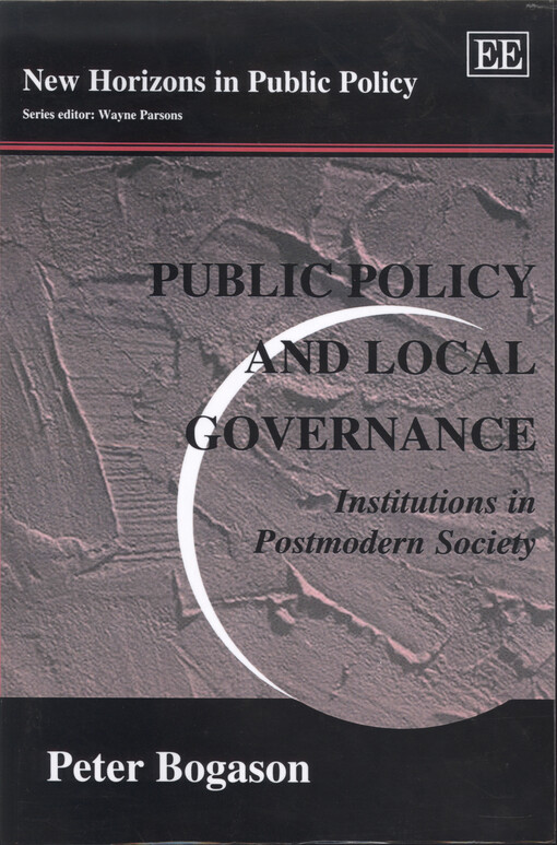 Public policy and local governance : institutions in postmodern society