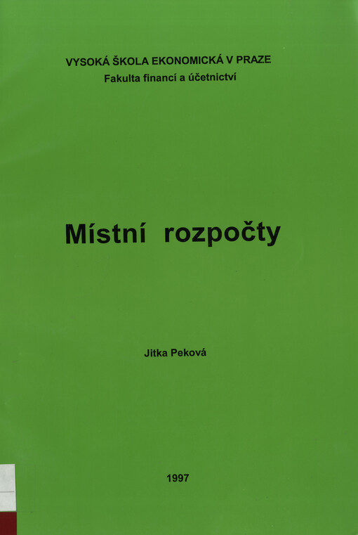 Místní rozpočty