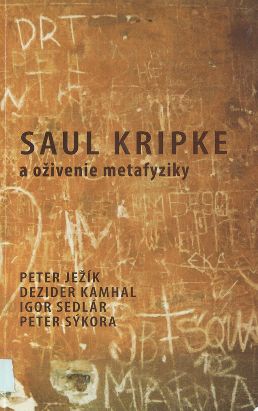 Saul Kripke a oživenie metafyziky