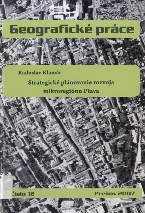 Strategické plánovanie rozvoja mikroregiónu Ptava