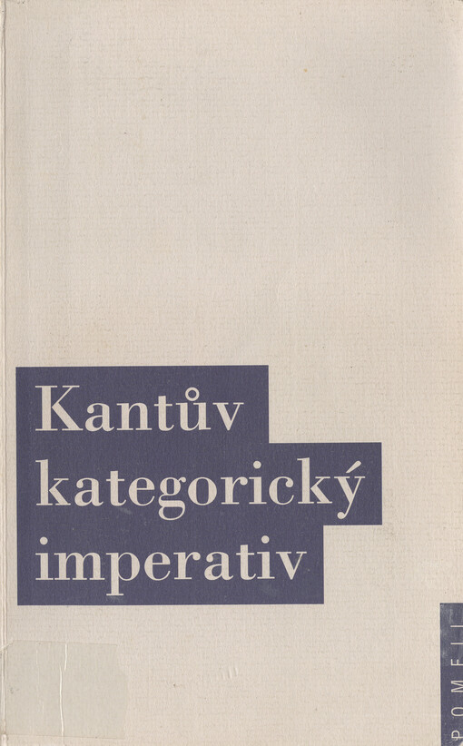 Kantův kategorický imperativ