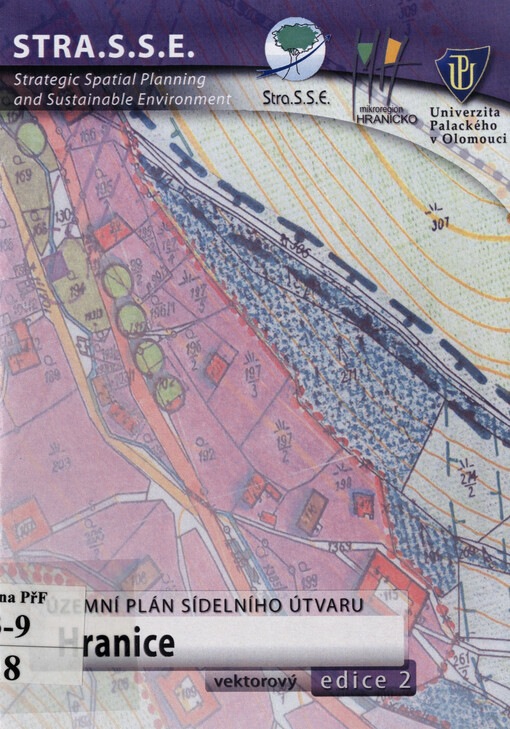 Hranice územní plán sídelního útvaru : vektorový