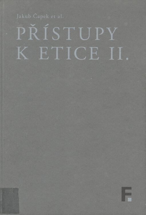 Přístupy k etice II.