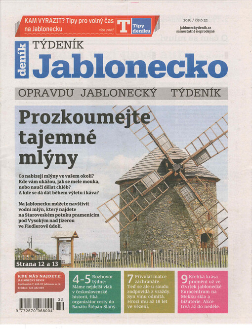 Týdeník Jablonecko : opravdu jablonecký týdeník